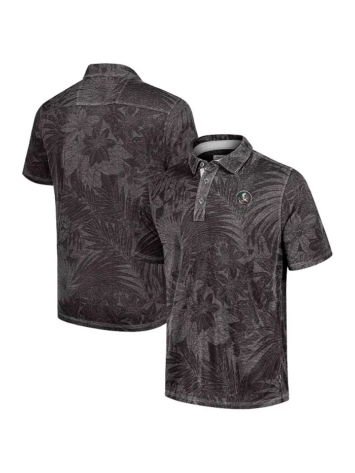 Мужская черная поло Sport Santiago Paradise Florida State Seminoles Tommy Bahama — изображение 1 из 3