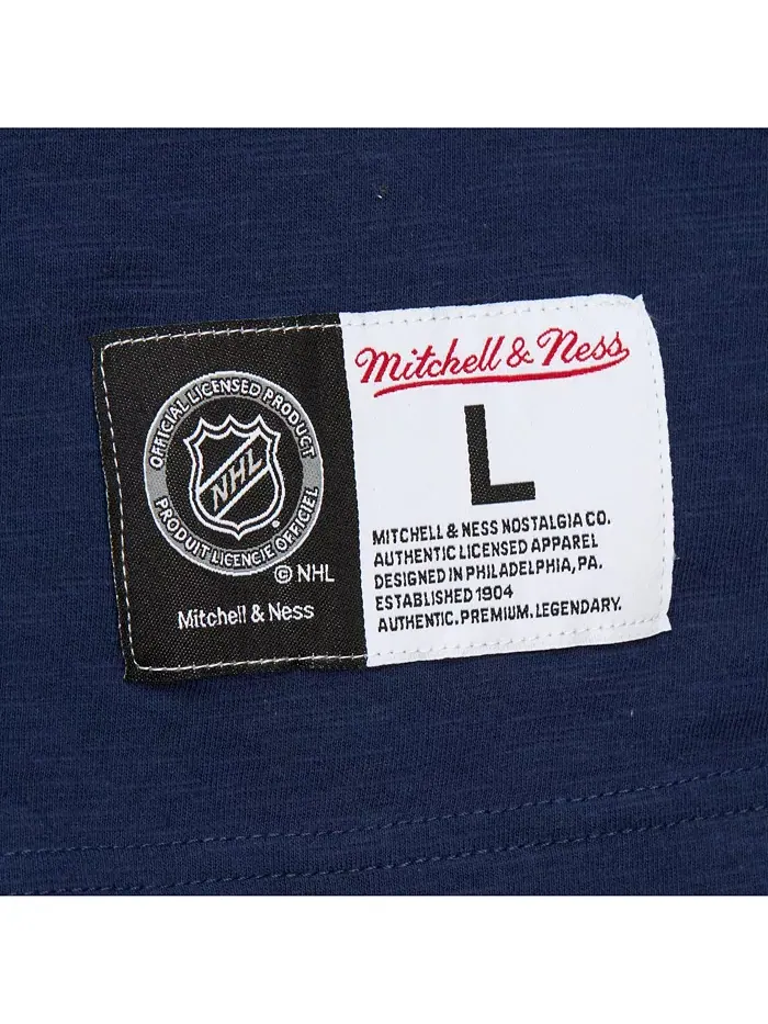 Мужская футболка с длинным рукавом Washington Capitals Legendary Slub Raglan в цвете Navy/Red — изображение 5 из 5