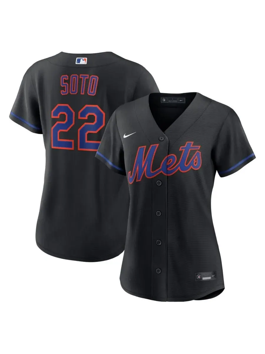 Джерси с коротким рукавом Juan Soto New York Mets Alternate Nike — изображение 1 из 3, черный
