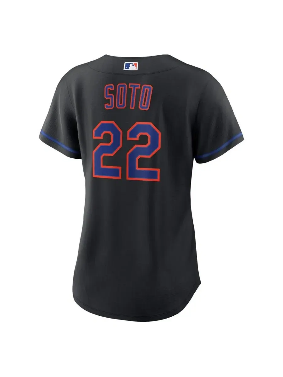 Джерси с коротким рукавом Juan Soto New York Mets Alternate Nike — изображение 3 из 3, черный