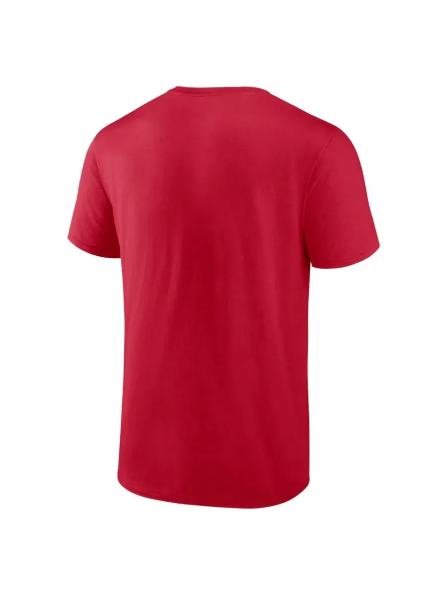 Футболка с принтом Primary Logo Tampa Bay Buccaneers Logo Athletic — изображение 3 из 4, красный