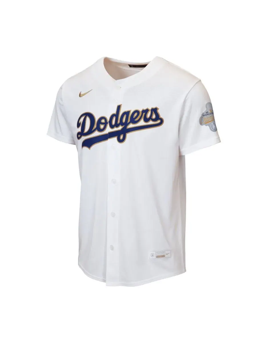 Реплика джерси Nike Los Angeles Dodgers 2026 Gold Collection Home — изображение 2 из 3, белый