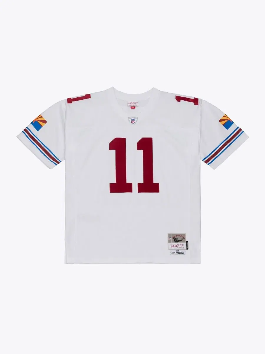 Мужская футболка Mitchell Ness Larry Fitzgerald White Arizona Cardinals 2004 Legacy Replica Player — изображение 1 из 6