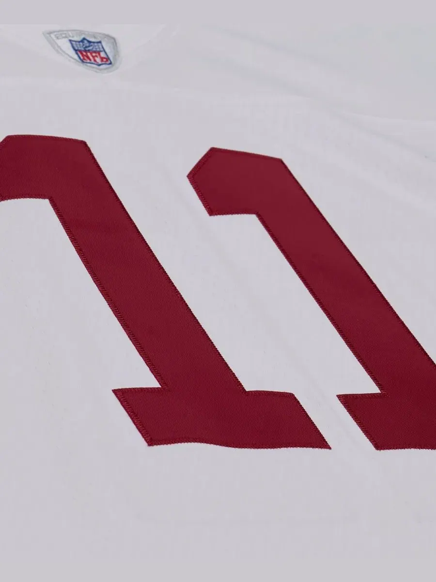 Мужская футболка Mitchell Ness Larry Fitzgerald White Arizona Cardinals 2004 Legacy Replica Player — изображение 2 из 6