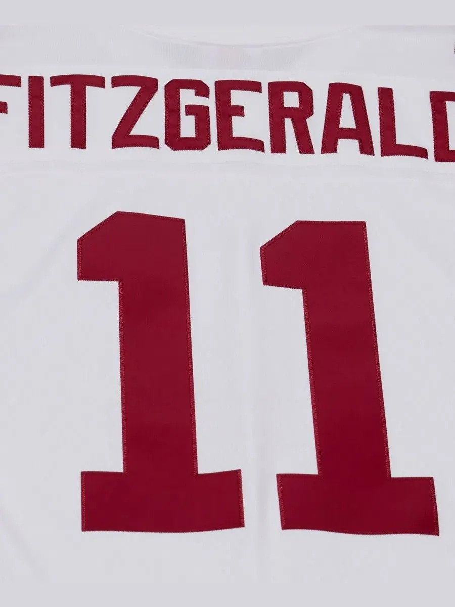Мужская футболка Mitchell Ness Larry Fitzgerald White Arizona Cardinals 2004 Legacy Replica Player — изображение 3 из 6