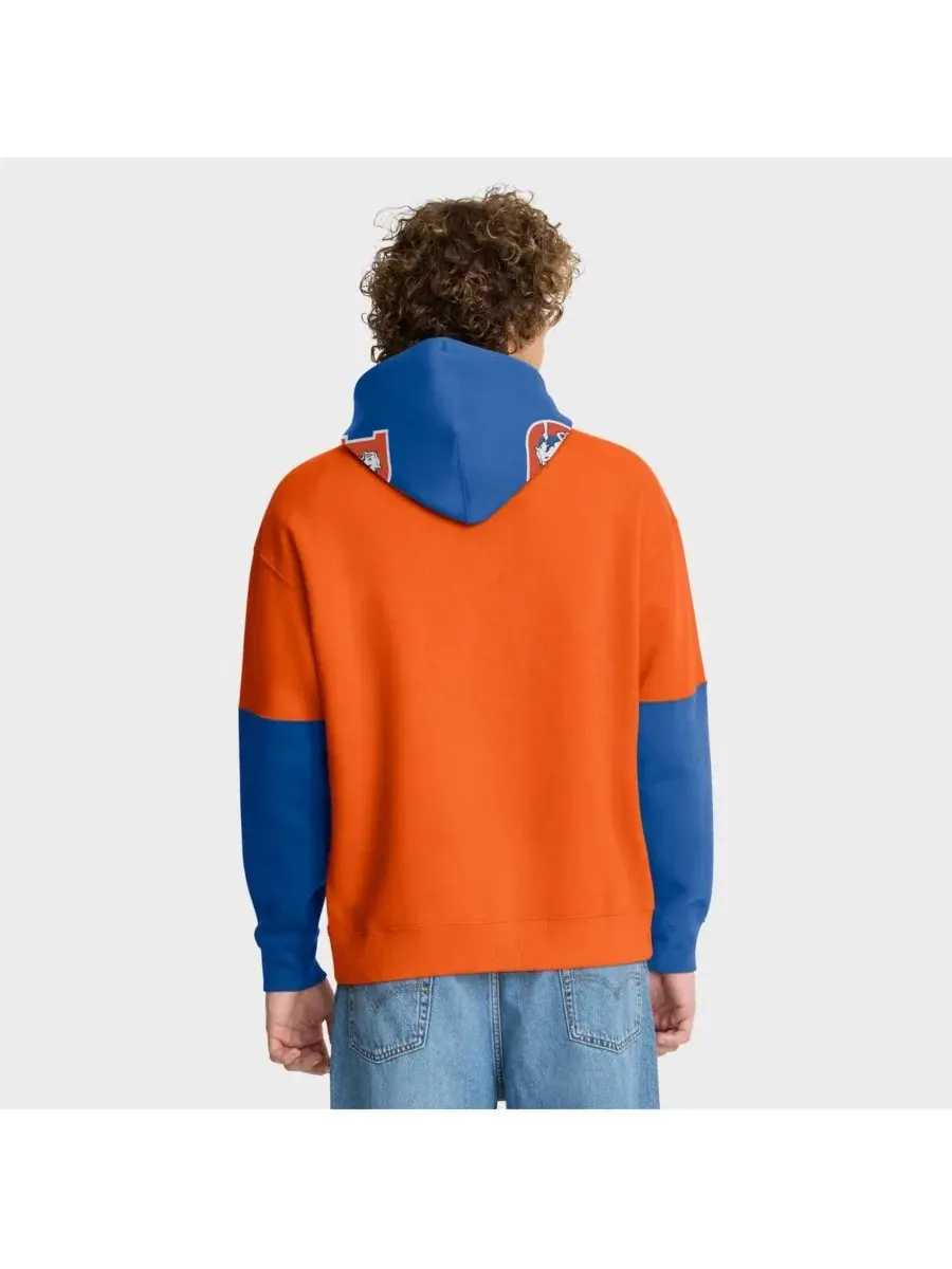 Толстовка с капюшоном Denver Broncos Helmet Retro Fanatics — изображение 3 из 5, оранжевый