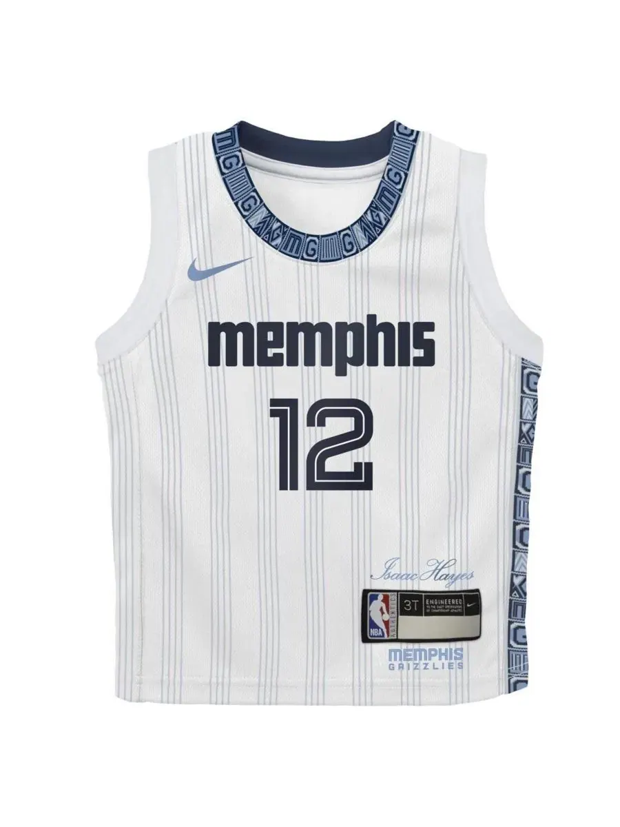 Детский джерси Swingman Ja Morant White Memphis Grizzlies Nike — изображение 2 из 3, белый