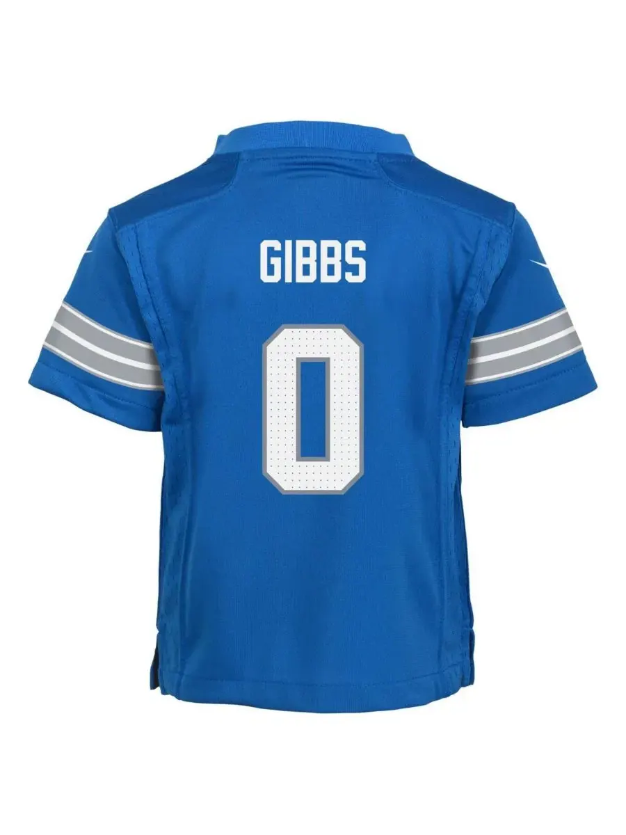 Детская футболка с длинным рукавом Jahmyr Gibbs Nike — изображение 2 из 3, синий