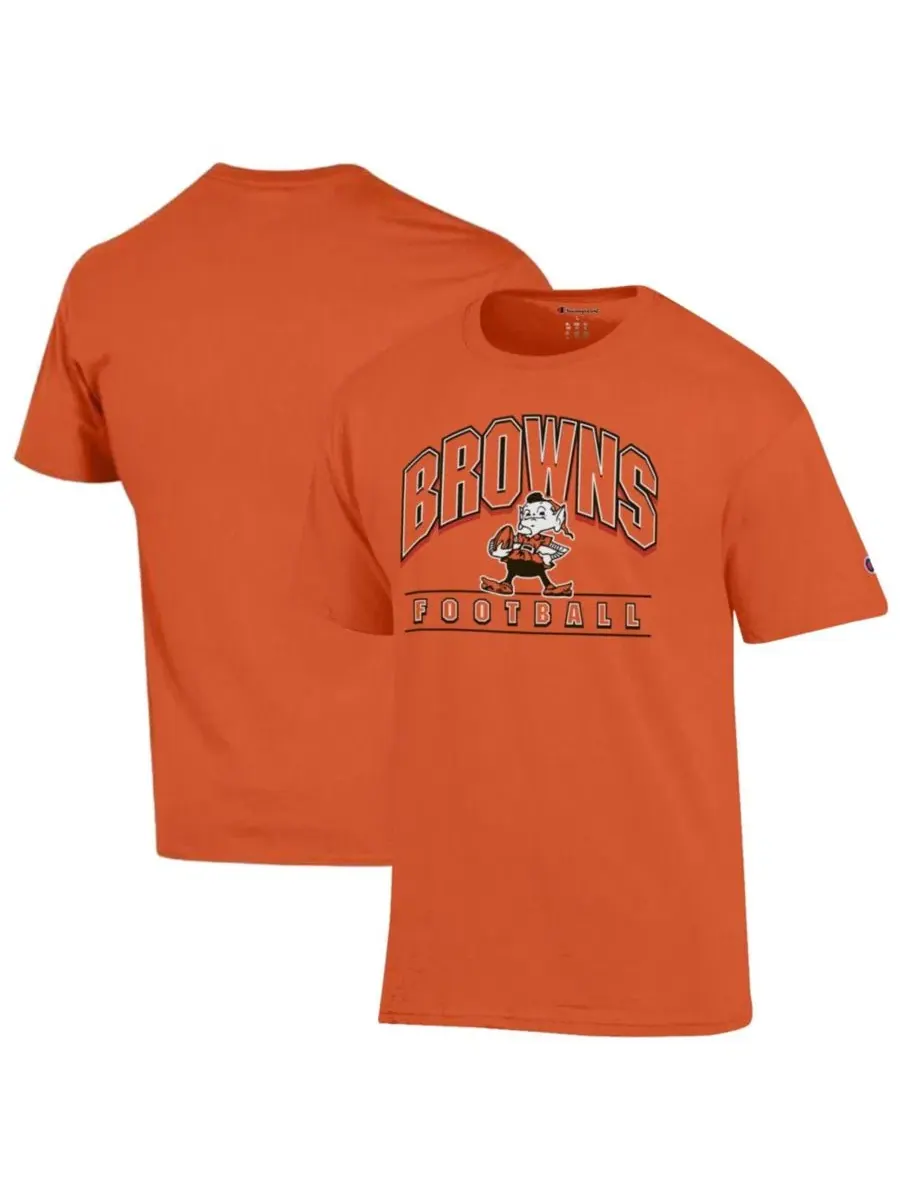 Футболка с длинным рукавом Cleveland Browns Jersey Champion — изображение 1 из 3, оранжевый