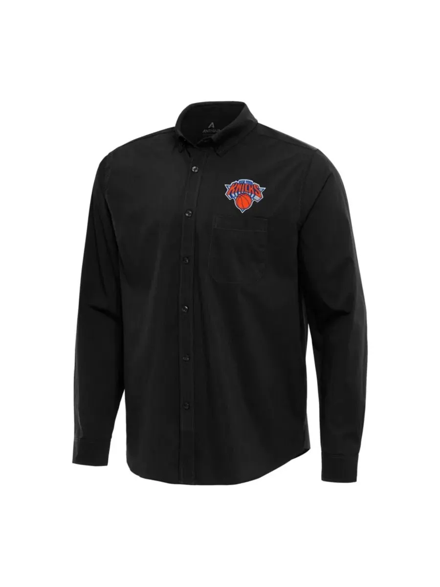 Рубашка с длинным рукавом Flight Woven Tri-Blend Antigua — изображение 1 из 1, черный