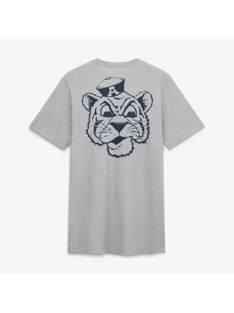Футболка с коротким рукавом Auburn Tigers Arch Wordmark Legacy Nike — изображение 2 из 2, серый