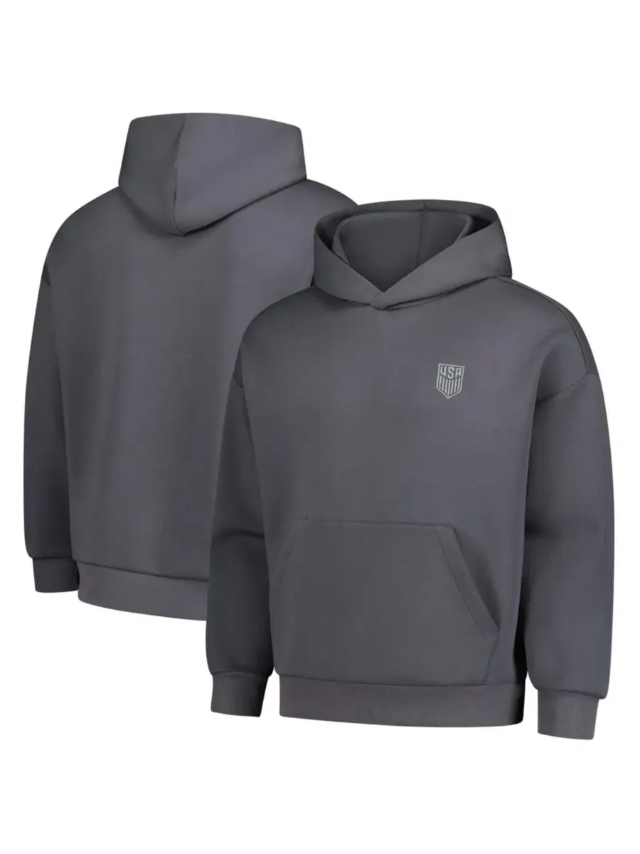 Толстовка мужская с капюшоном Luxe Signature Tri-Blend LevelWear — изображение 1 из 3, серый