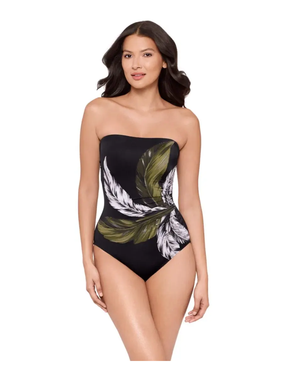Цельный купальник-бандо с косточками Avanti Miraclesuit, Boca Grande