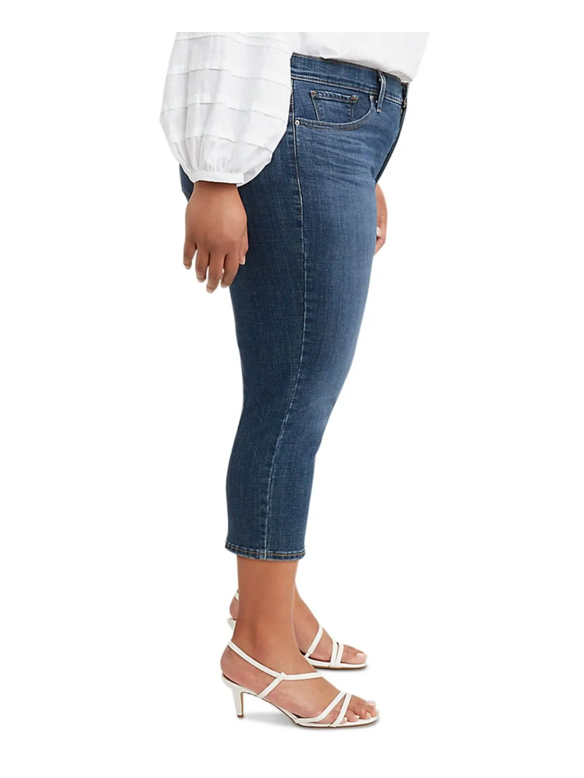 Модные джинсы-капри скинни большого размера 311 Levi's — изображение 2 из 4, мульти