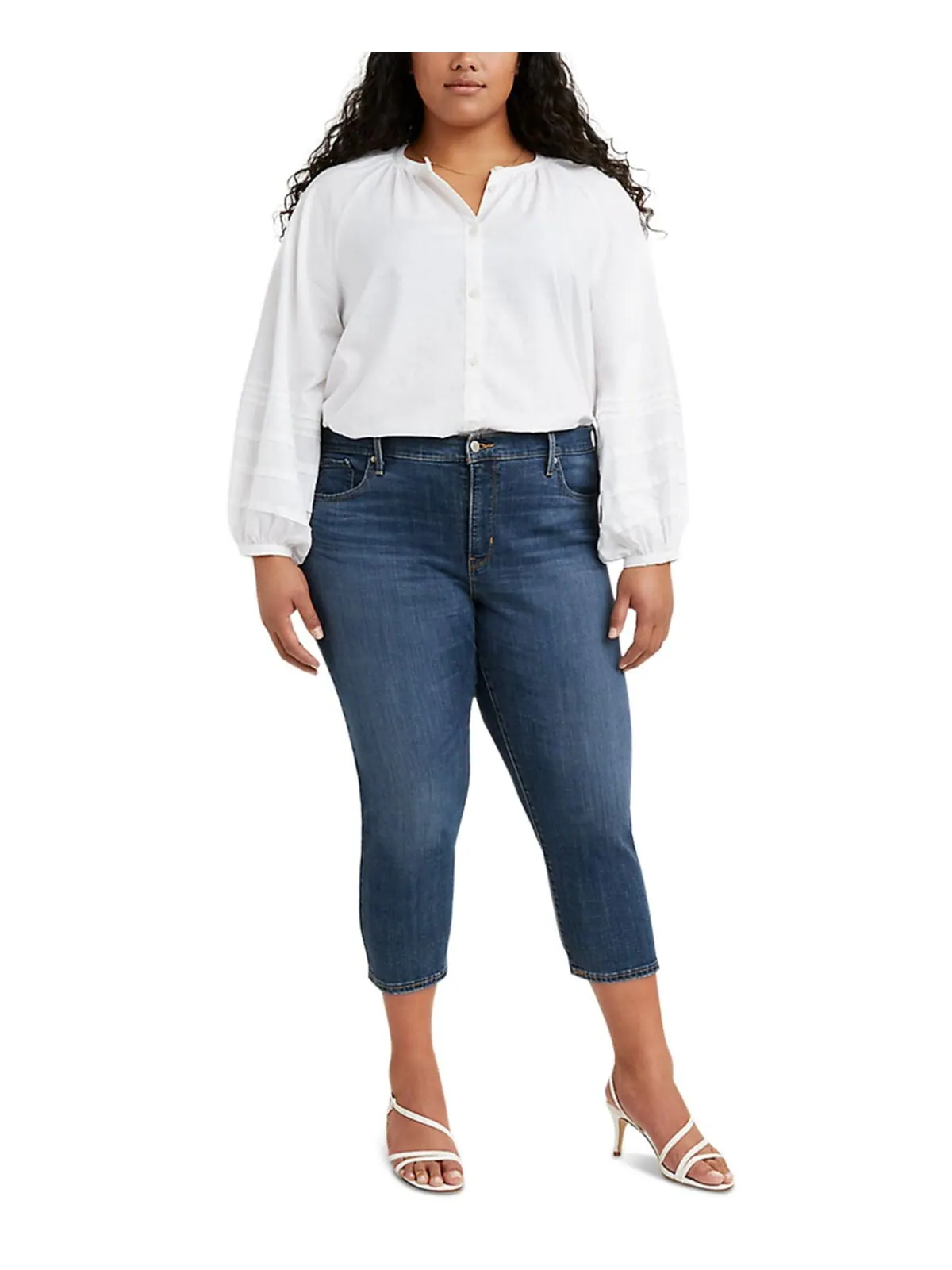 Модные джинсы-капри скинни большого размера 311 Levi's — изображение 4 из 4, мульти