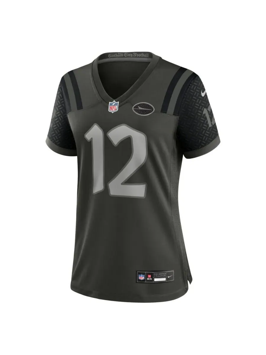 Nike Женская игровая майка Джо Намата Gotham Green New York Jets 2025 Rivalries Collection — изображение 3 из 3, зеленый