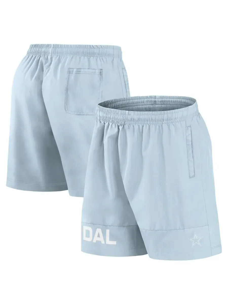 Fanatics Мужские светло-голубые шорты Elements с символикой команды Dallas Cowboys — изображение 1 из 3, светлый синий