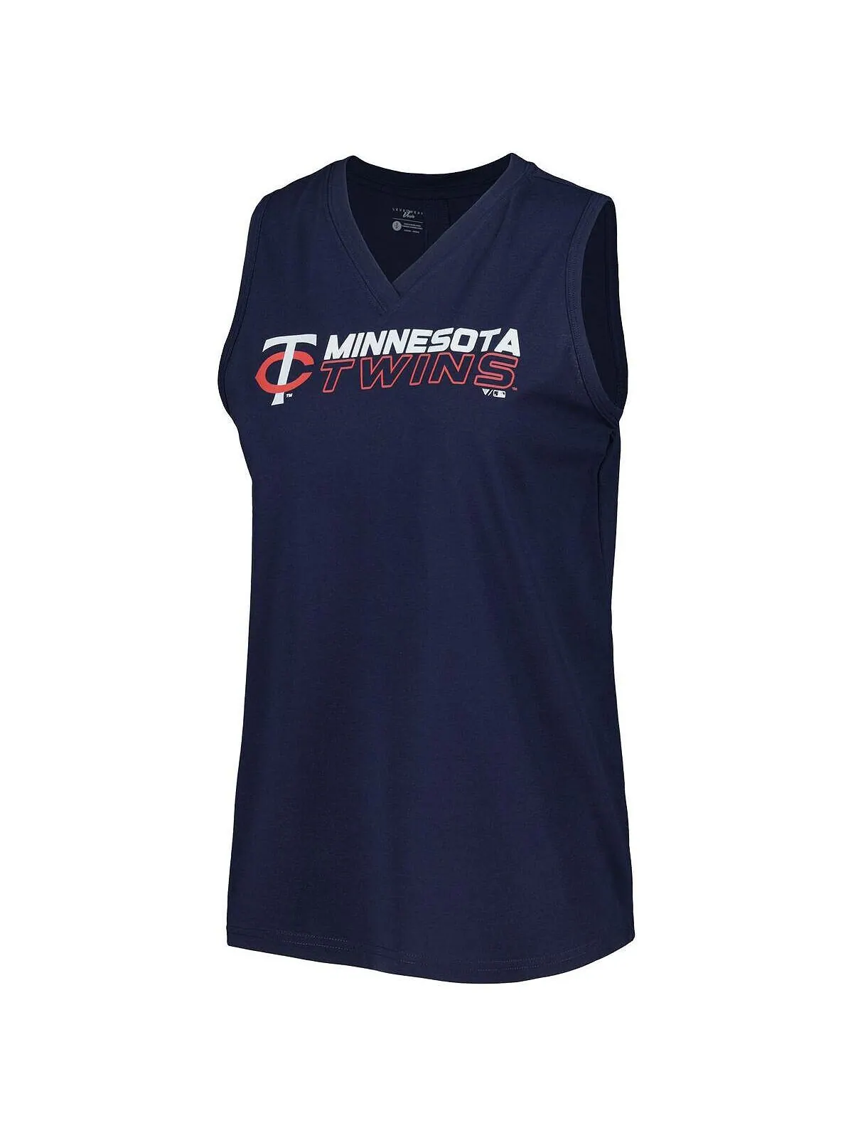 Женская темно-синяя майка Minnesota Twins Paisley Chase с V-образным вырезом LevelWear — изображение 2 из 2, темно-синий