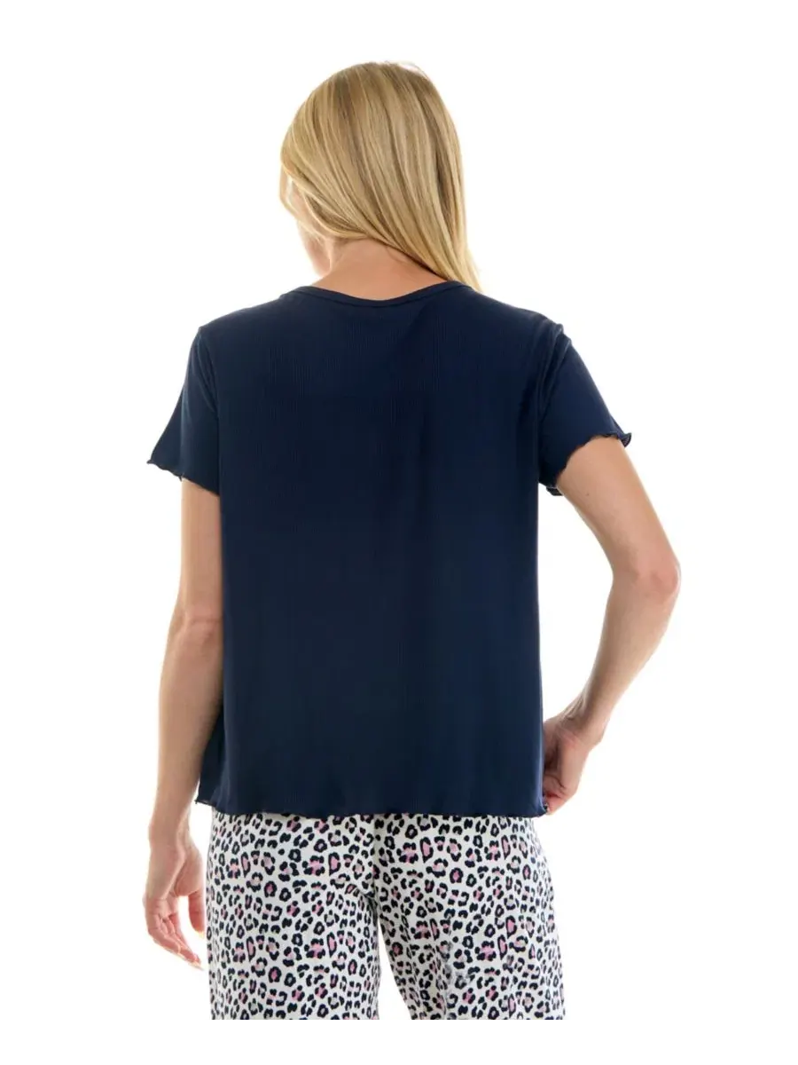 Пижамные брюки-джоггеры Roudelain, Lola Leopard/ Gardenia — изображение 12 из 15