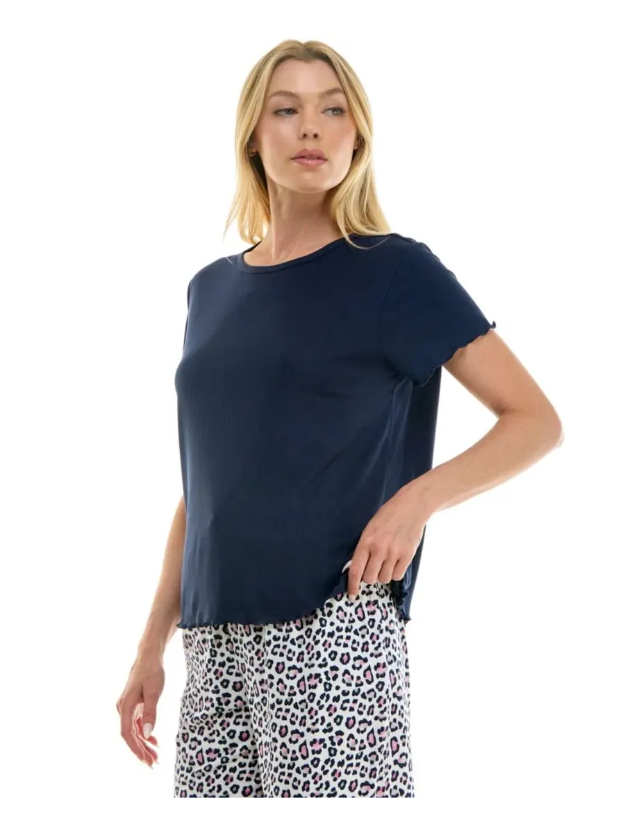 Пижамные брюки-джоггеры Roudelain, Lola Leopard/ Gardenia — изображение 9 из 15