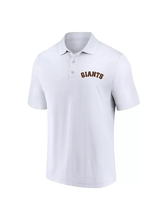 Мужской набор из двух поло черного и белого цветов с логотипом San Francisco Giants Fanatics — изображение 4 из 4