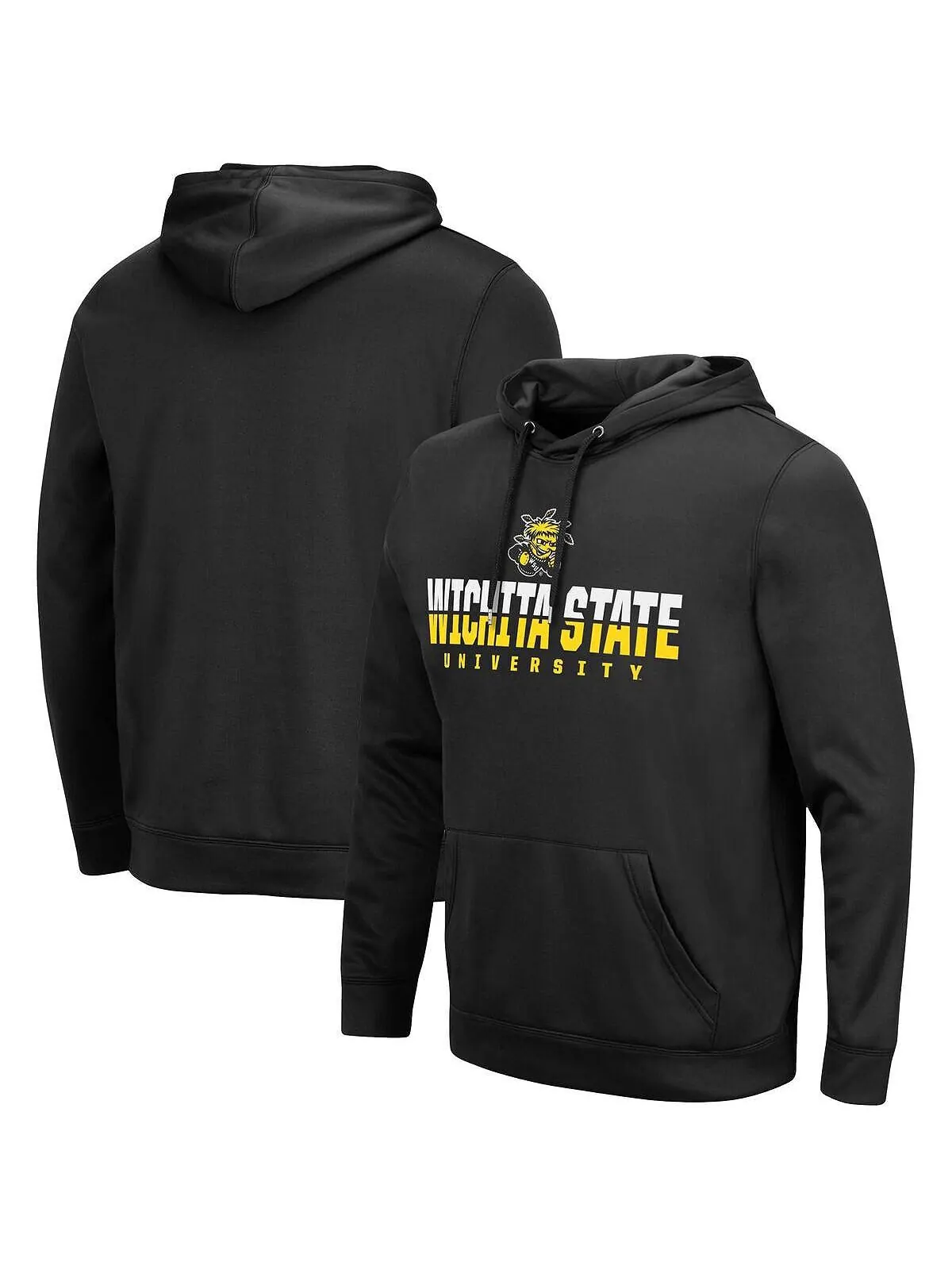 Мужской черный пуловер с капюшоном Wichita State Shockers Lantern Colosseum — изображение 1 из 3