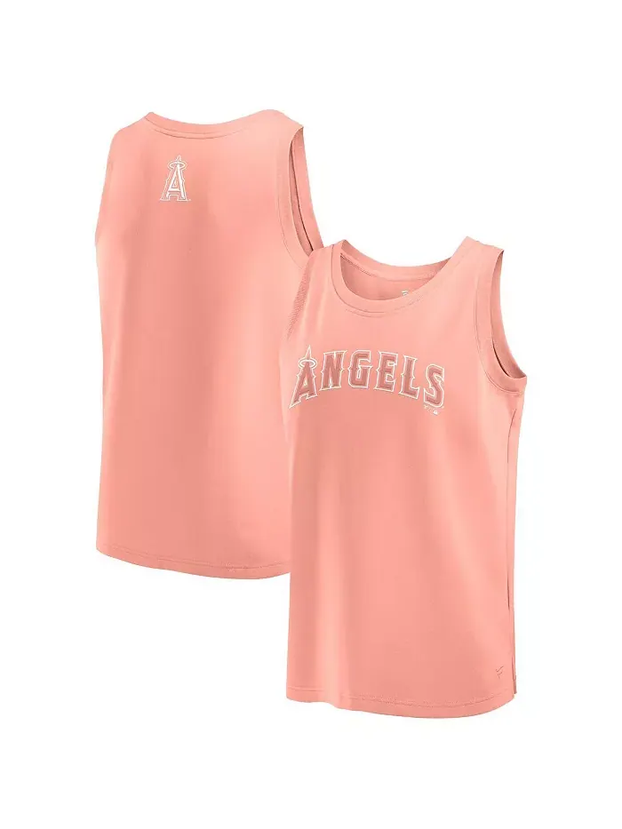 Мужская майка Coral Los Angeles Angels Elements Fanatics — изображение 1 из 3