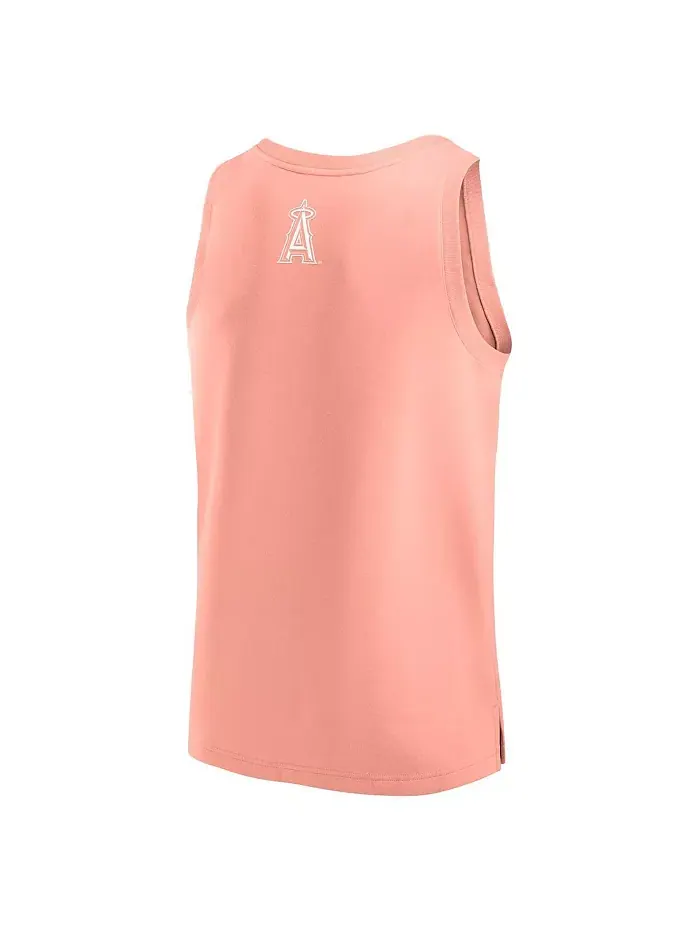 Мужская майка Coral Los Angeles Angels Elements Fanatics — изображение 2 из 3