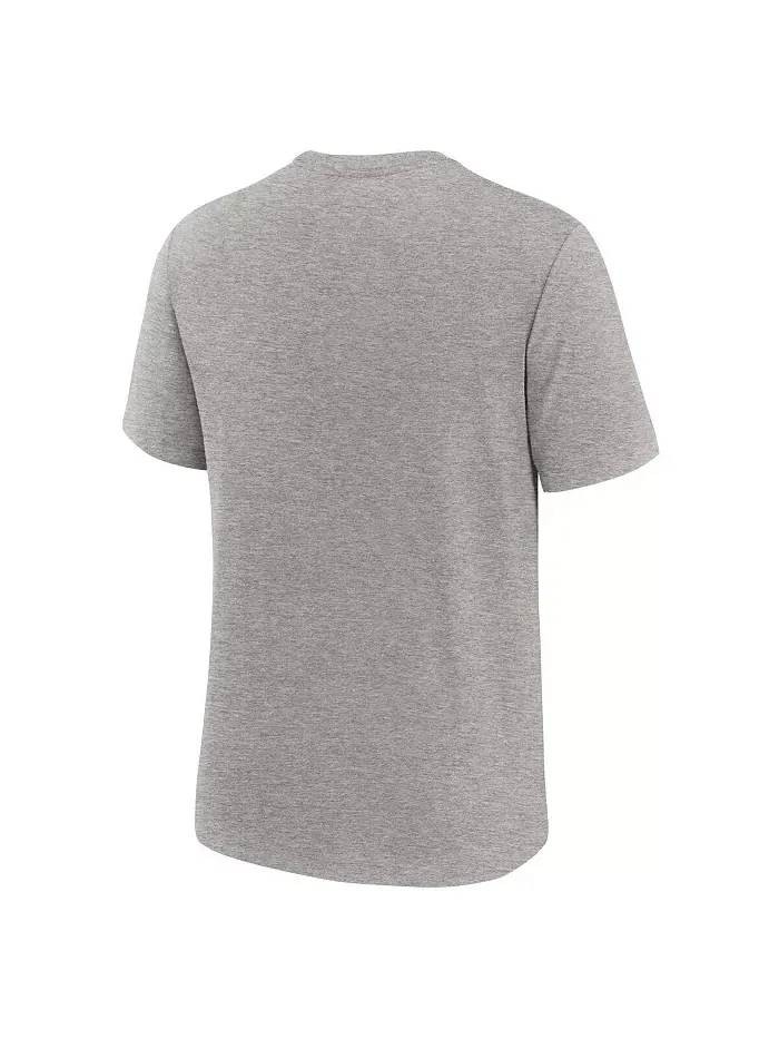 Мужская футболка Heather Gray Iowa Hawkeyes Campus Local Tri-Blend Nike — изображение 2 из 3