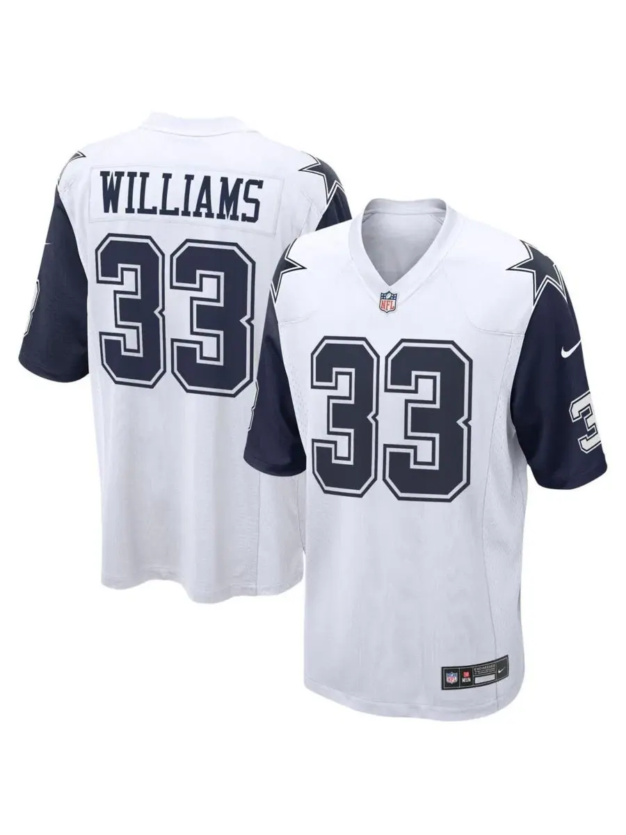 Футболка Nike с длинным рукавом Javonte Williams Alternate Game Jersey — изображение 1 из 3, белый
