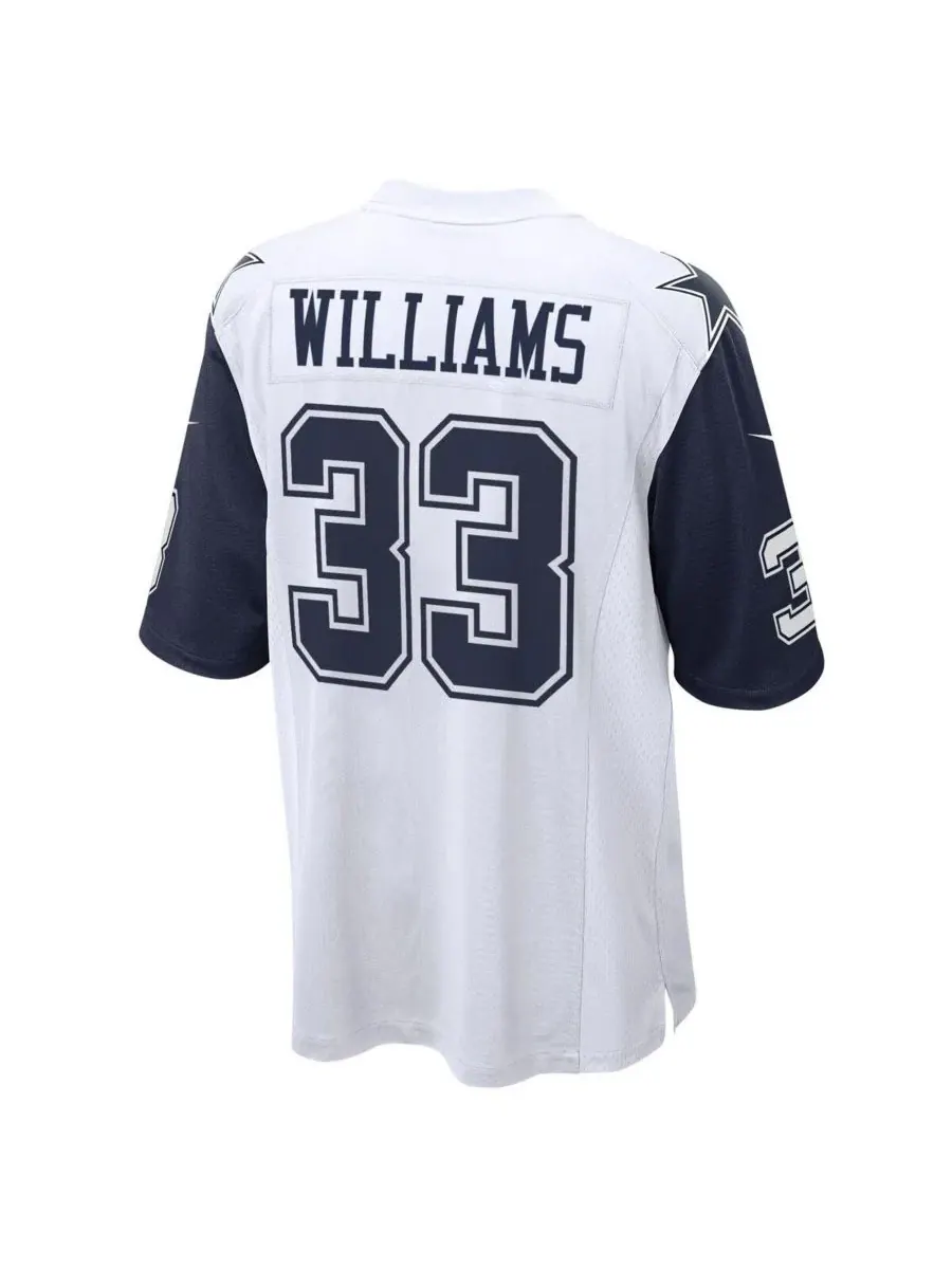 Футболка Nike с длинным рукавом Javonte Williams Alternate Game Jersey — изображение 3 из 3, белый