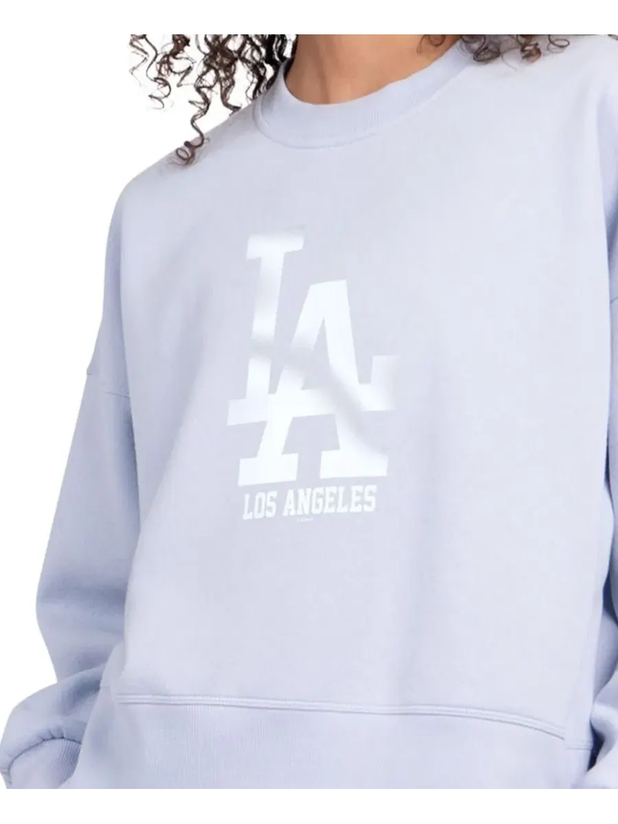 Свитшот с начесом на молнии Pastels Boxy Fleece Starter — изображение 3 из 3, светлый синий