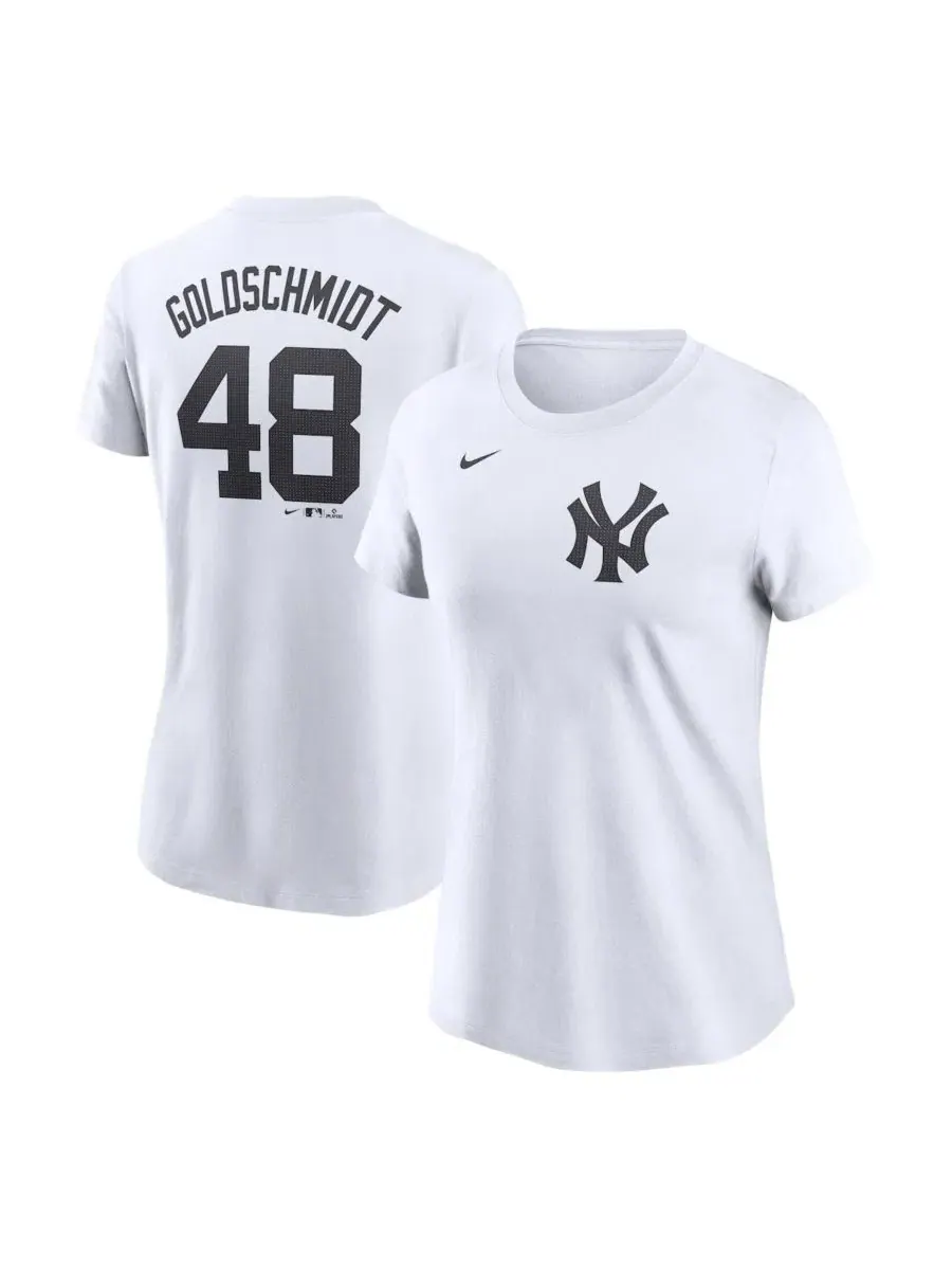 Футболка Cooperstown Collection с именем и номером Paul Goldschmidt Nike — изображение 1 из 3, белый