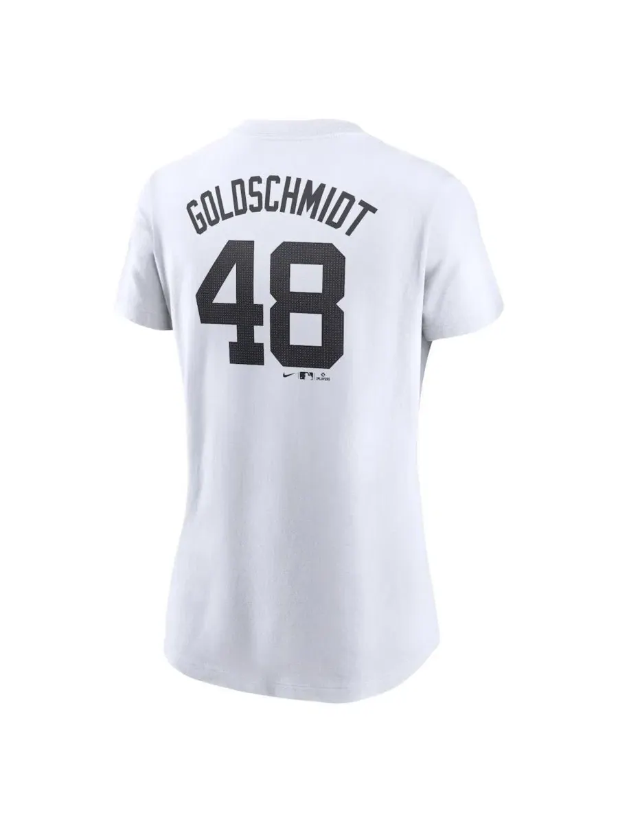 Футболка Cooperstown Collection с именем и номером Paul Goldschmidt Nike — изображение 3 из 3, белый