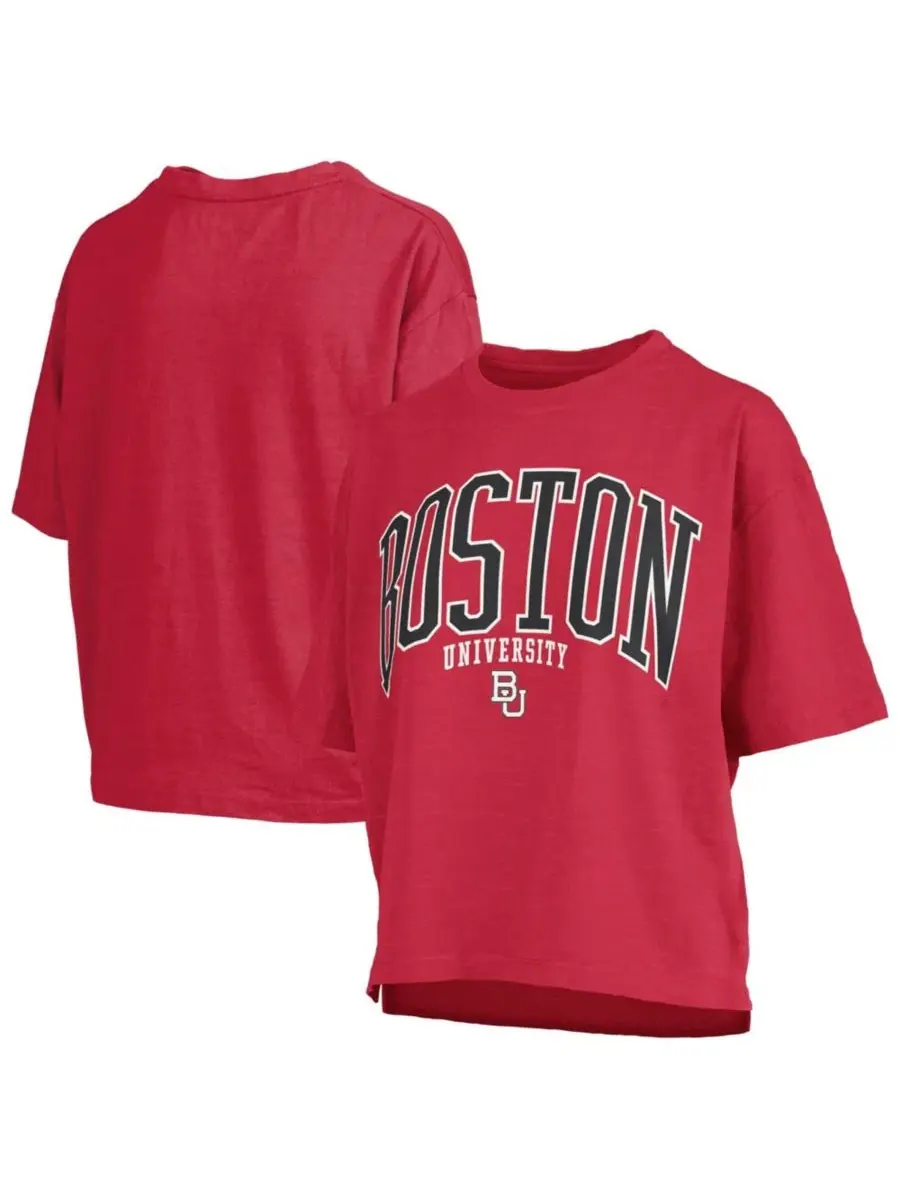 Футболка с принтом Nelson Pressbox, Boston University — изображение 1 из 3, красный