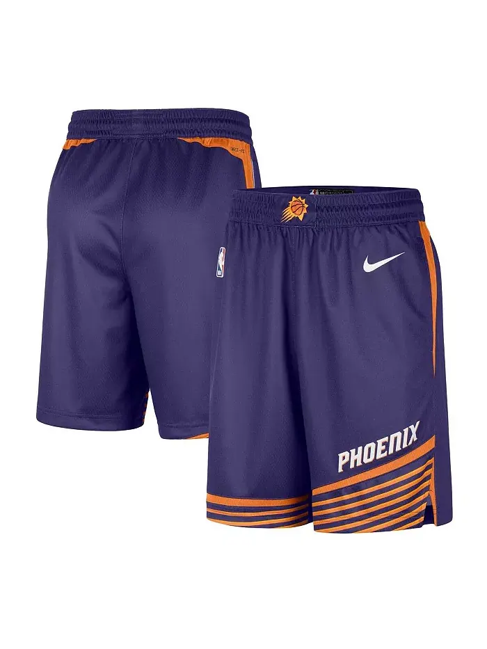 Мужские шорты Swingman Icon Edition Phoenix Suns в фиолетовом цвете Nike — изображение 1 из 3