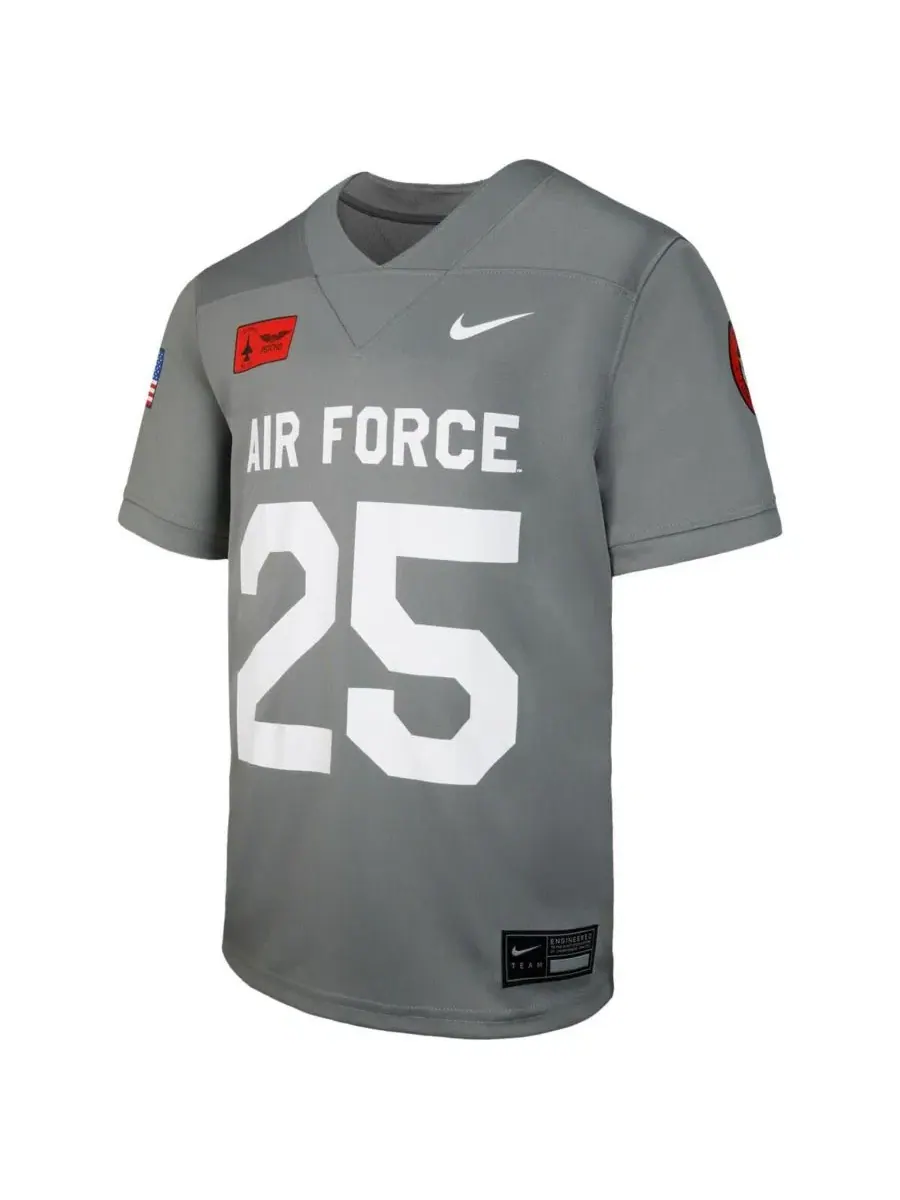 Футбольная джерси Air Force Falcons APLS Fighting Falcon Collection Nike — изображение 2 из 3, серый