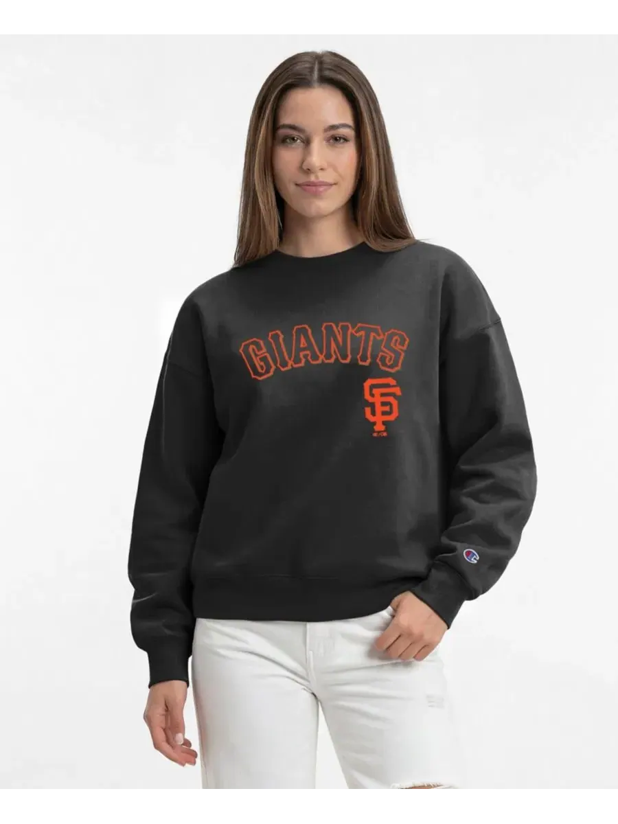 Свитшот с принтом San Francisco Giants All-Star Midweight Screen-Print Graphics Champion — изображение 1 из 5, черный