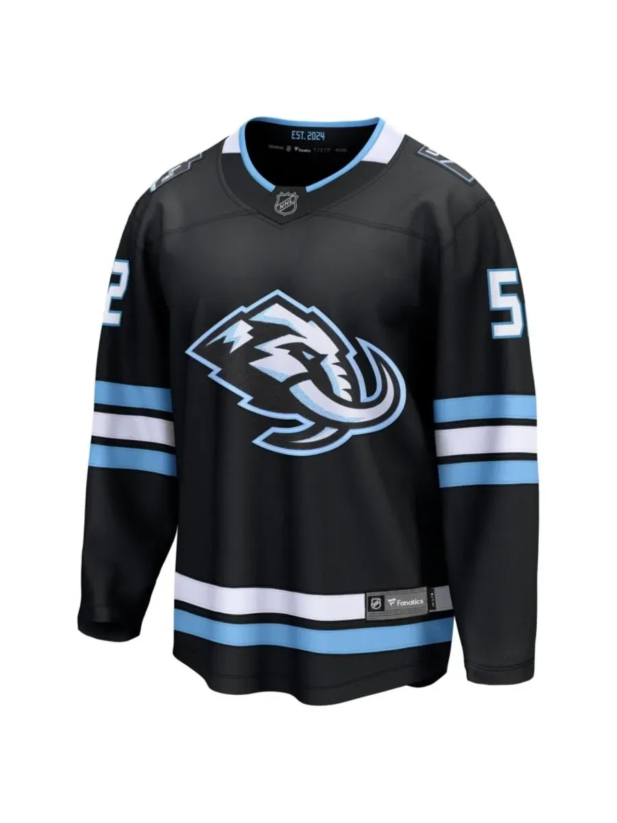 Джерси с длинным рукавом MacKenzie Weegar Utah Mammoth Home Breakaway Fanatics — изображение 2 из 3, черный
