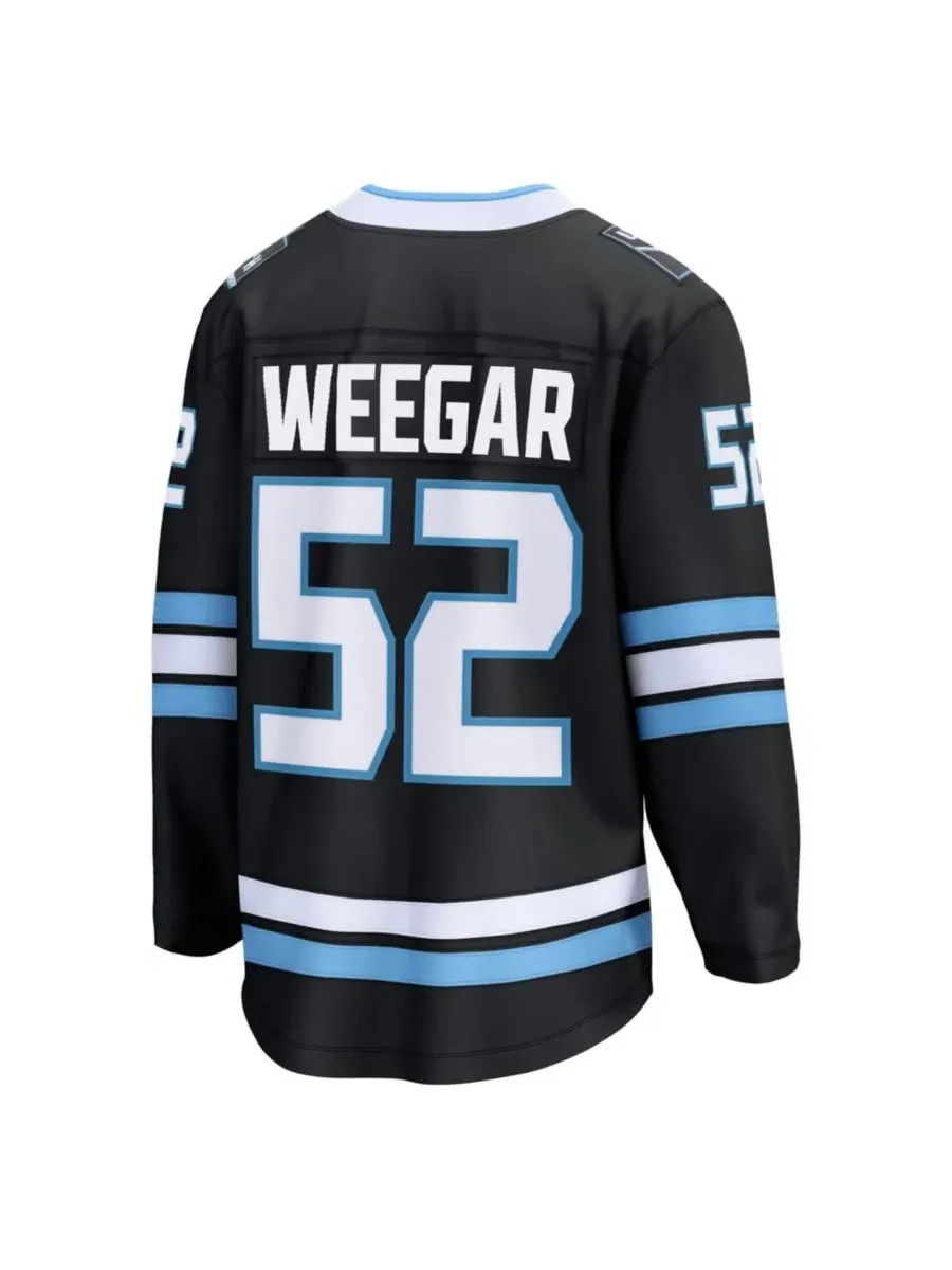 Джерси с длинным рукавом MacKenzie Weegar Utah Mammoth Home Breakaway Fanatics — изображение 3 из 3, черный