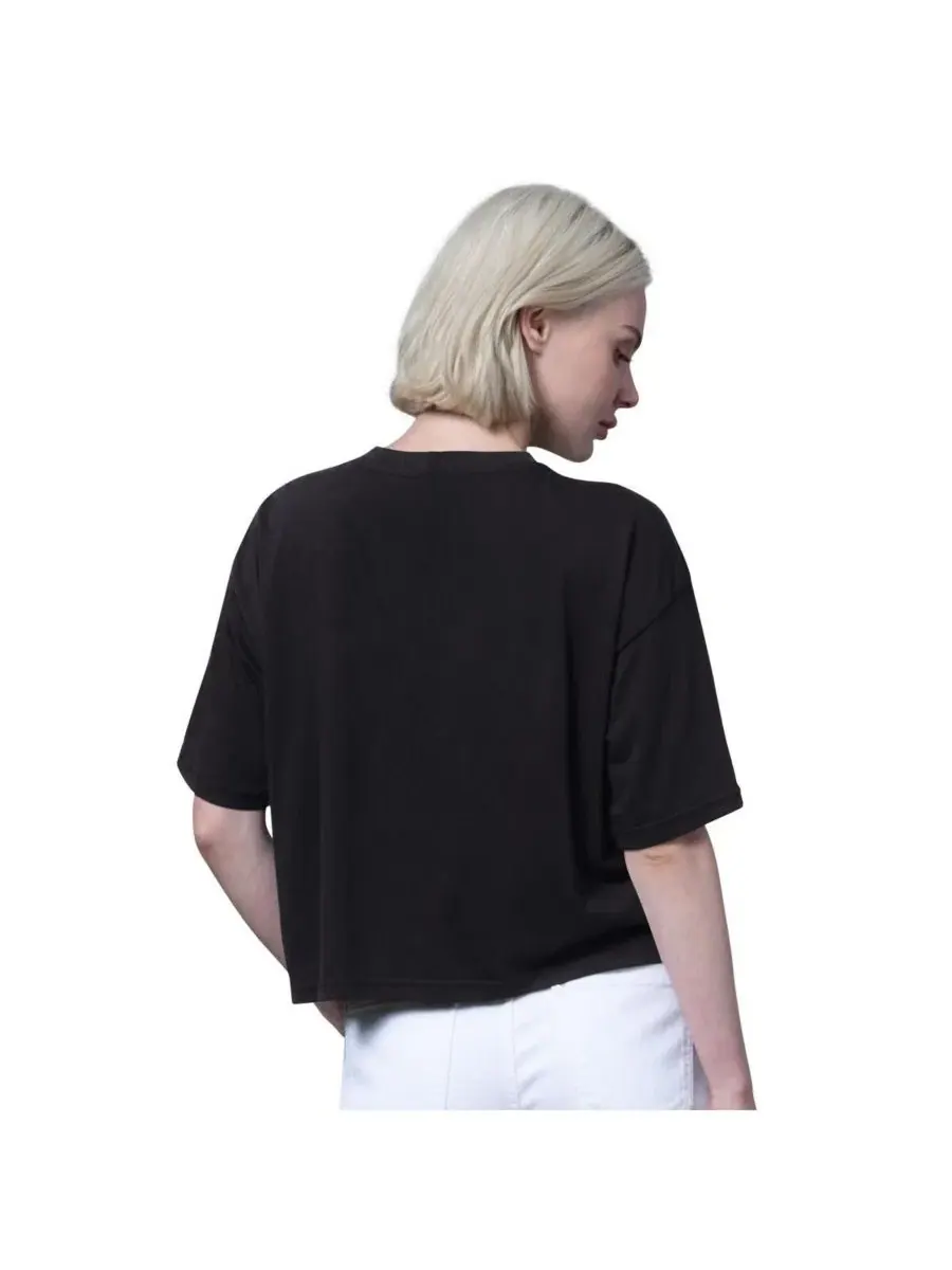 Футболка укороченная с пайетками Holy Grail Boxy Cropped Starter — изображение 2 из 2, черный