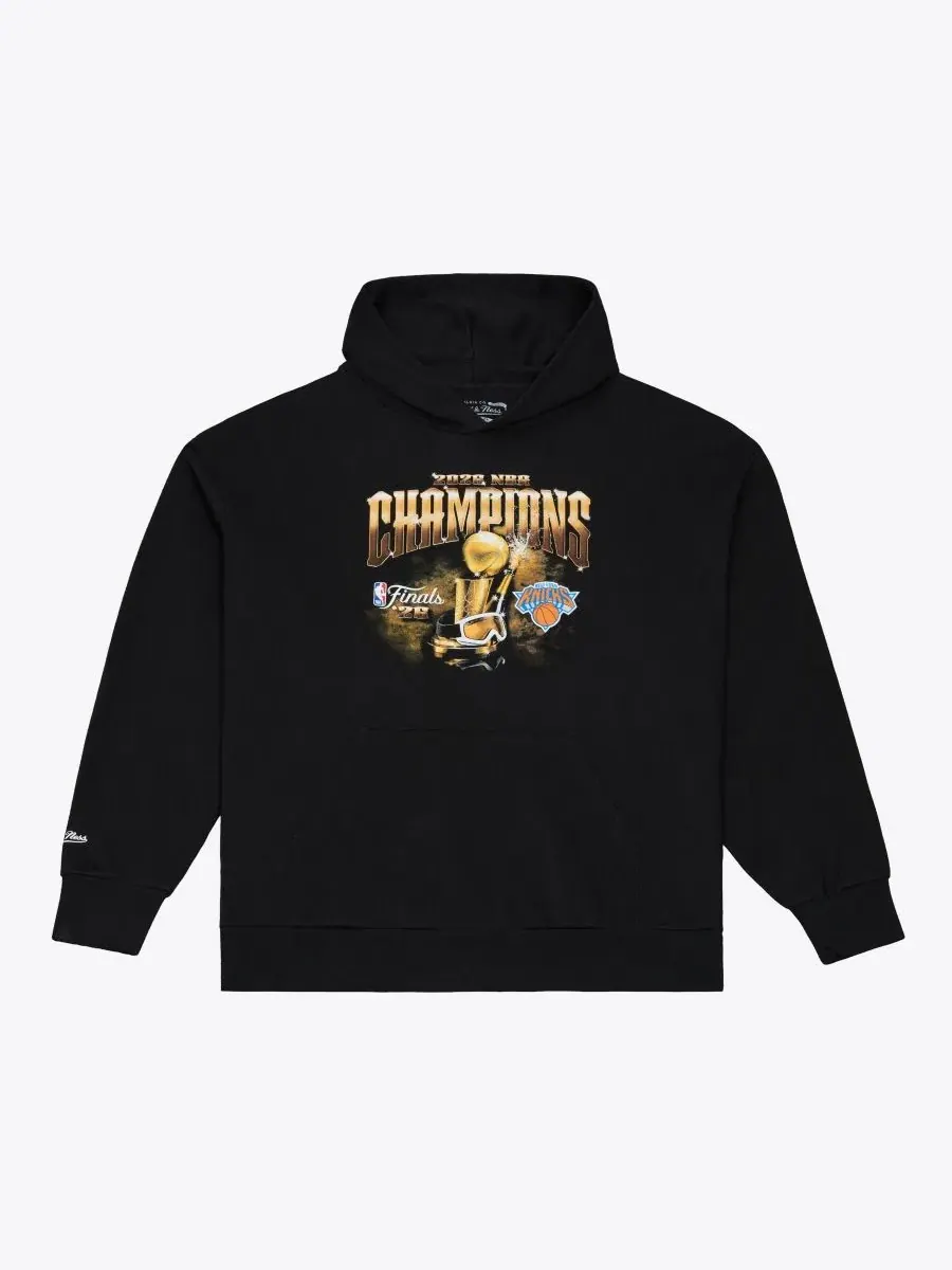 Худи с принтом 2026 NBA Finals Champions Mitchell & Ness — изображение 1 из 2, черный