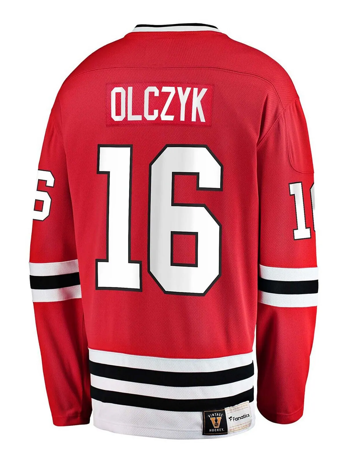 Мужская футболка eddie olczyk red chicago blackhawks premier breakaway для пенсионеров Fanatics — изображение 2 из 3, красный