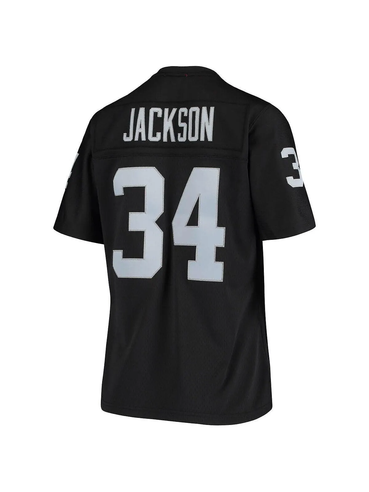 Женская черная футболка Bo Jackson Las Vegas Raiders 1988 Legacy Replica Mitchell & Ness — изображение 2 из 3, черный