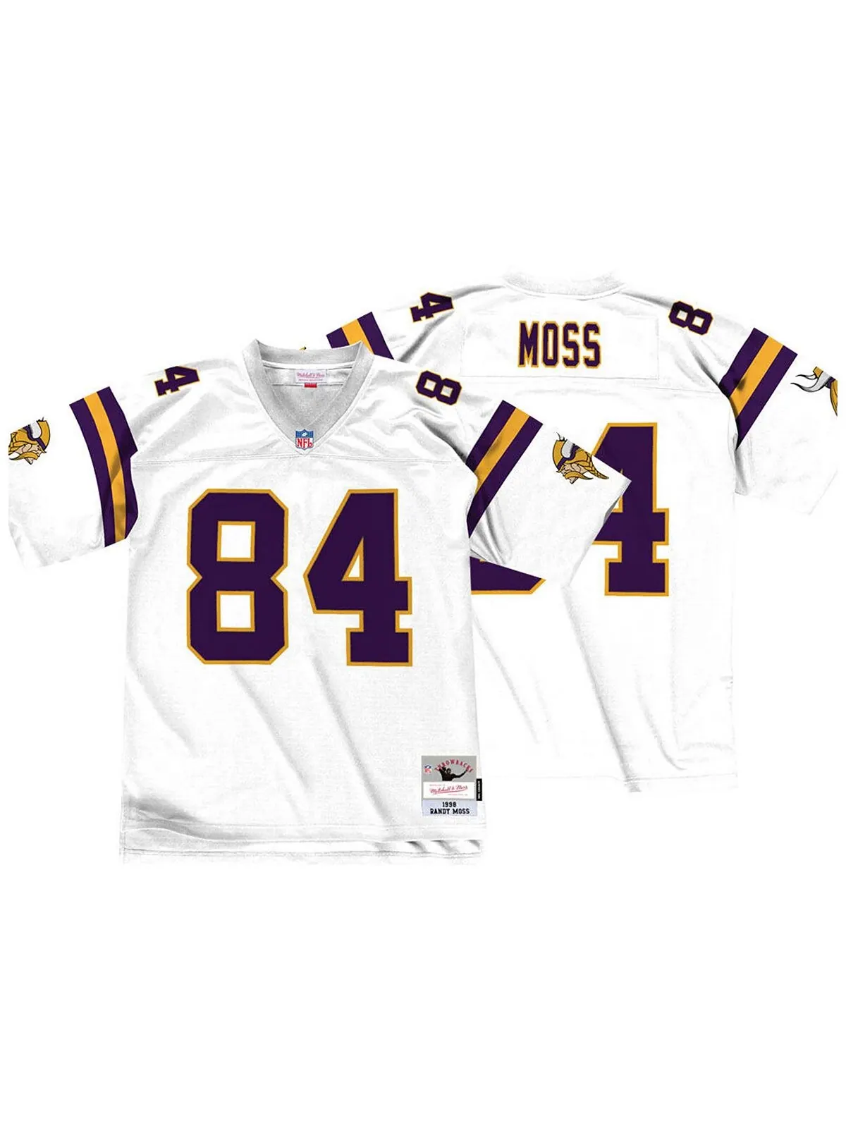 Мужская белая майка Рэнди Мосса Minnesota Vikings Legacy Replica Mitchell & Ness — изображение 1 из 3, белый