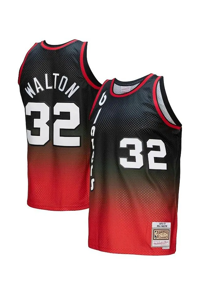 Мужская футболка Bill Walton Red — изображение 1 из 4, красный черный