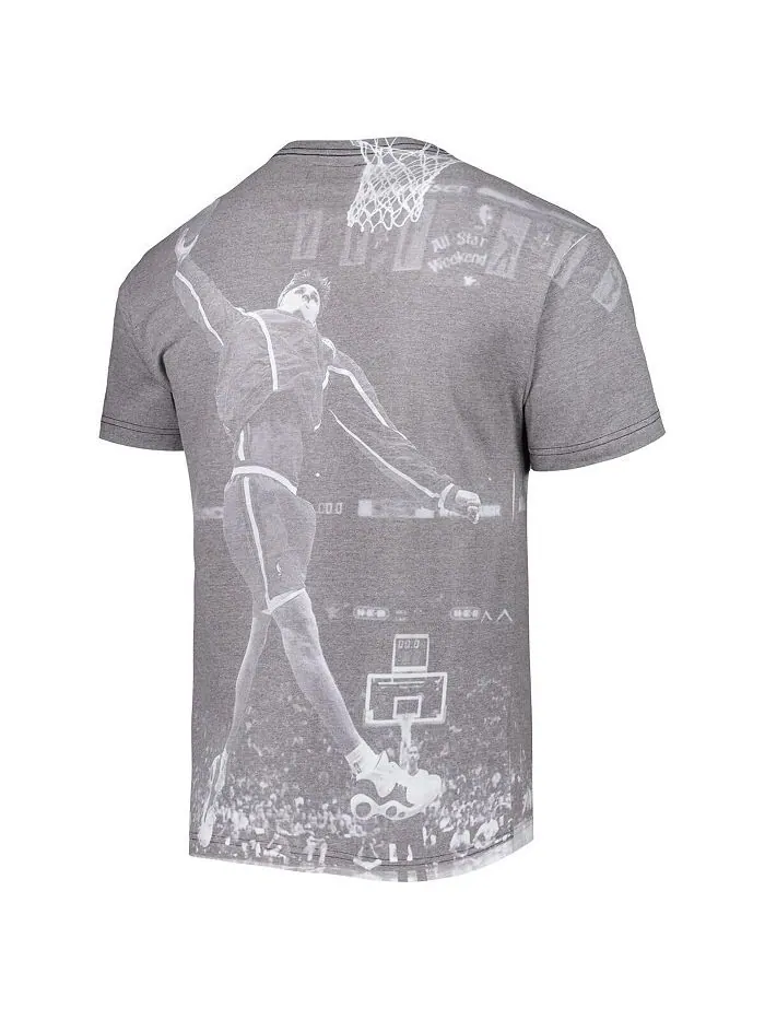 Мужская сублимированная футболка Brent Barry Grey LA Clippers выше обода Mitchell & Ness — изображение 3 из 3, серый