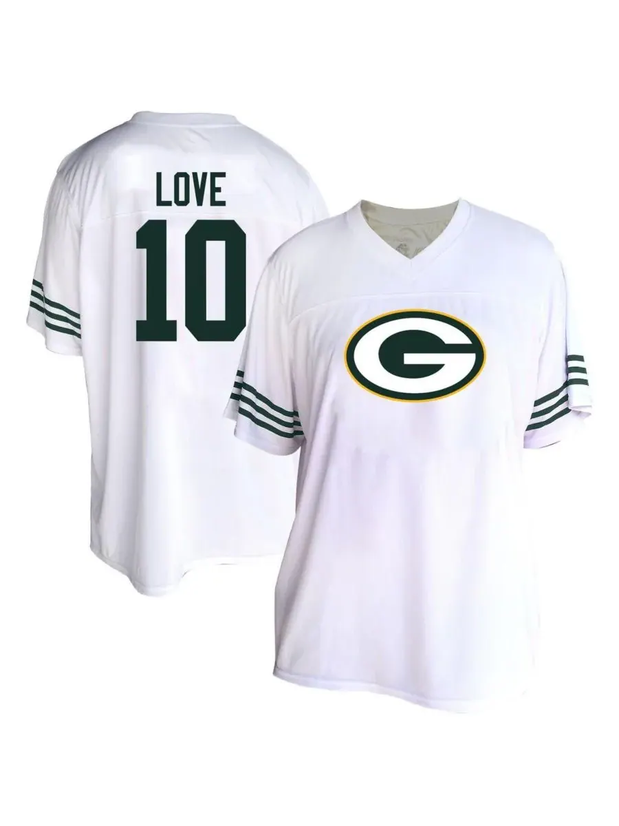 Fanatics Женская белая модная футболка больших размеров с символикой команды Green Bay Packers — изображение 1 из 3