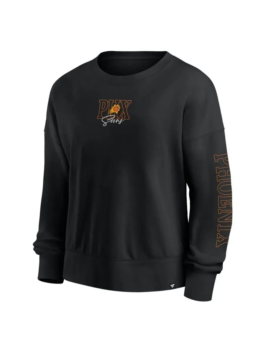 Fanatics Женская черная толстовка-пуловер Phoenix Suns оверсайз для игрового дня — изображение 3 из 3, черный
