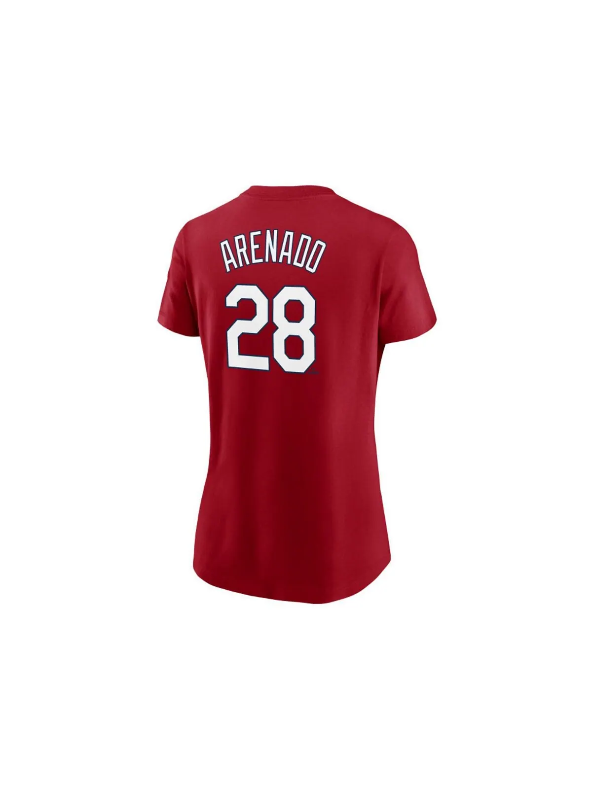 Женская футболка с именем и номером игрока St. Louis Cardinals — Nolan Arenado Nike